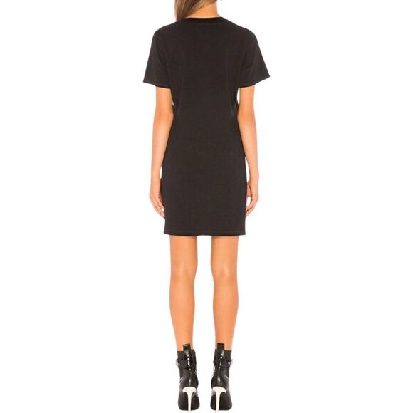 Rag & Bone Jolie T-Shirt Dress in Black Cotton Size XXS/TTP - Picture 6 of 6